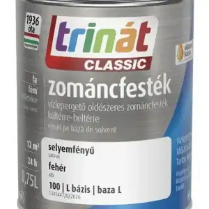 Trinát Classic selyemfényű zománcfesték 0,75 L fehér